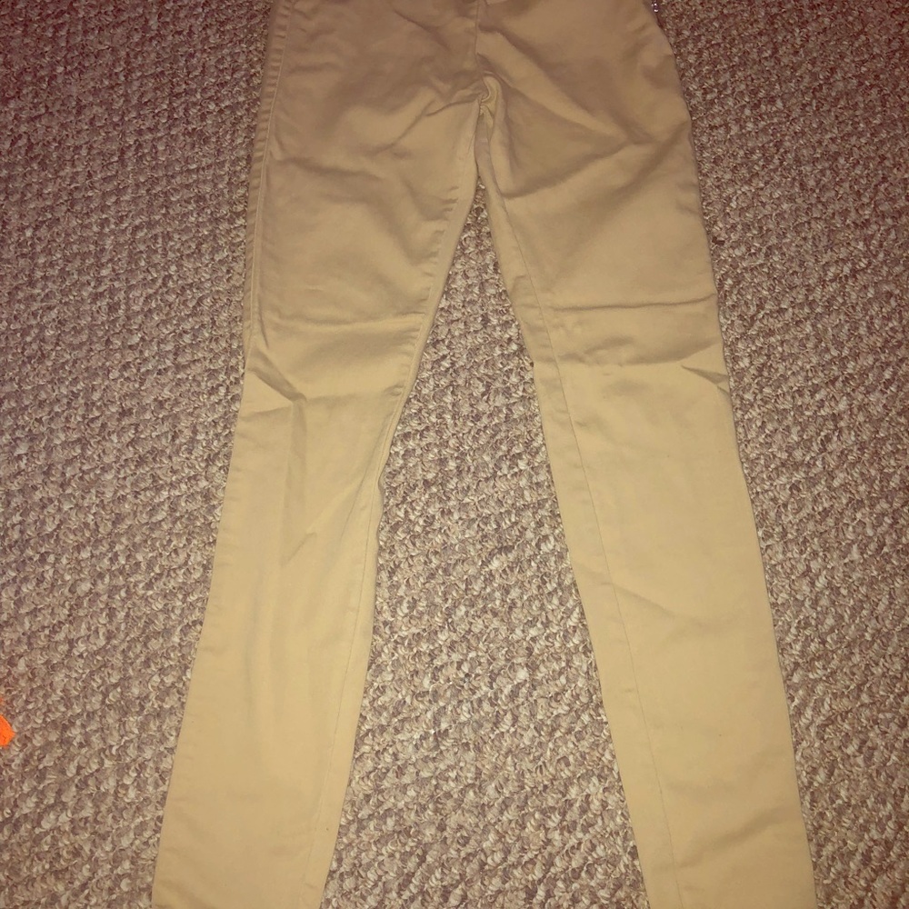 Khaki skinny